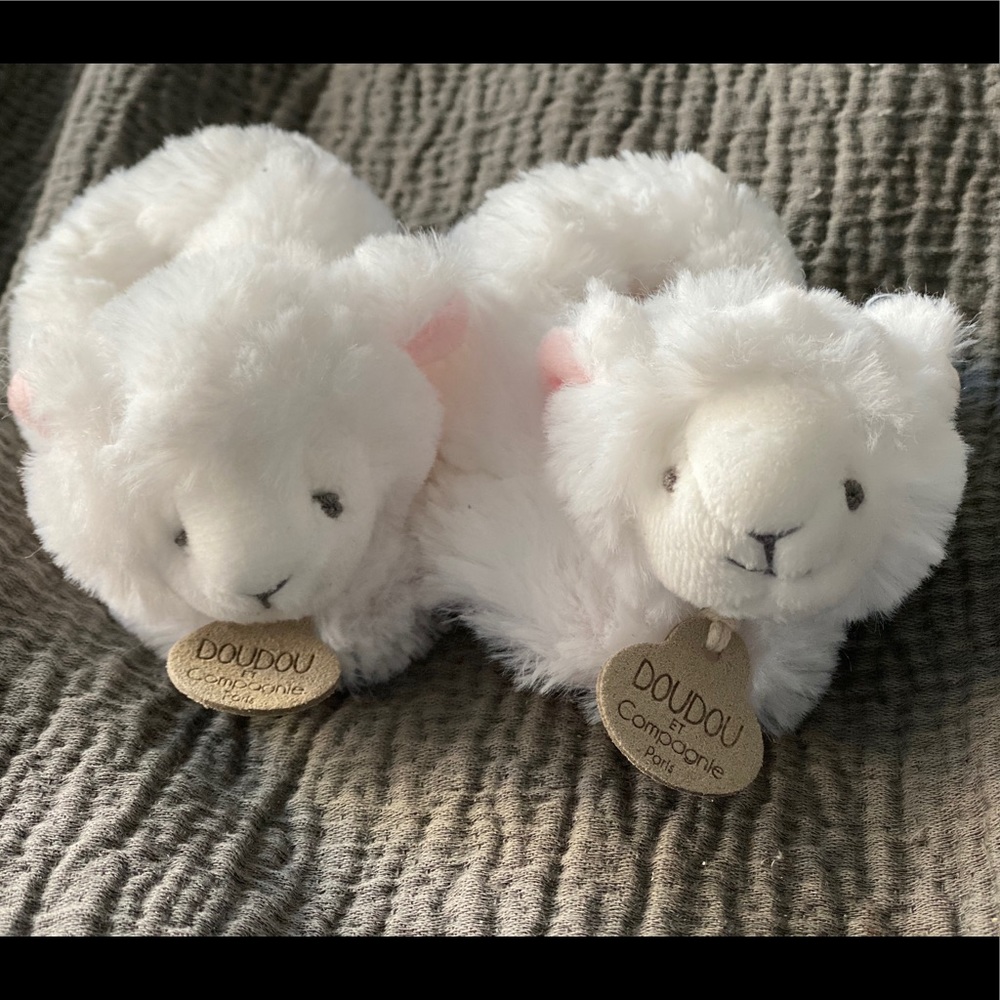 Dou Dou et Compagnie Booties with Rattle - Newborn